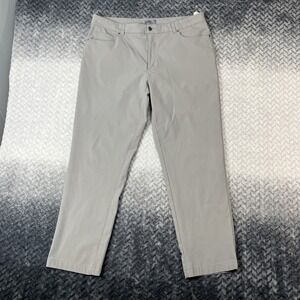 VRST Tech Performance Pants Mens 38x32 Grey Athletic Golf Training Casual